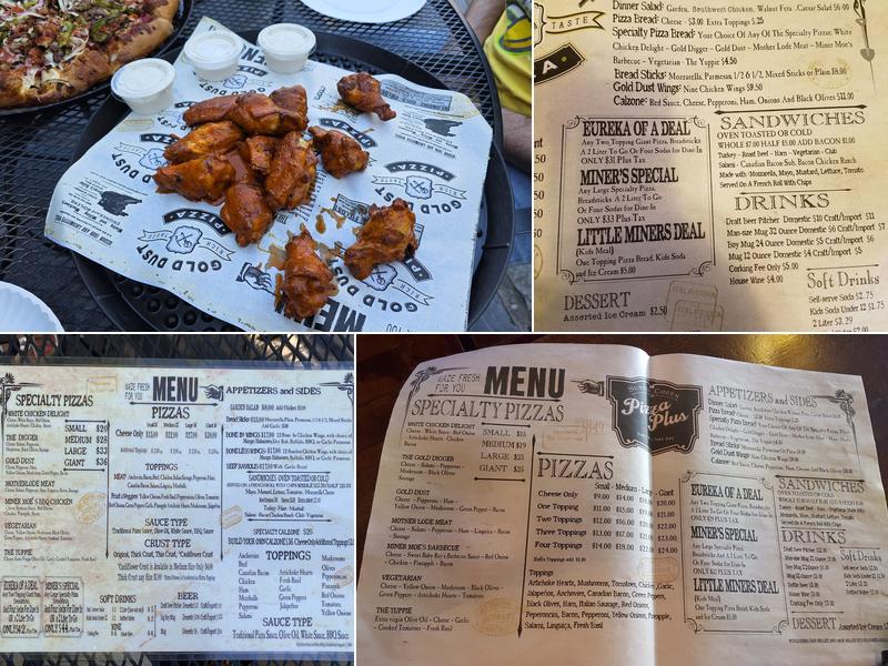 Gold Dust Pizza Sutter Creek Menu