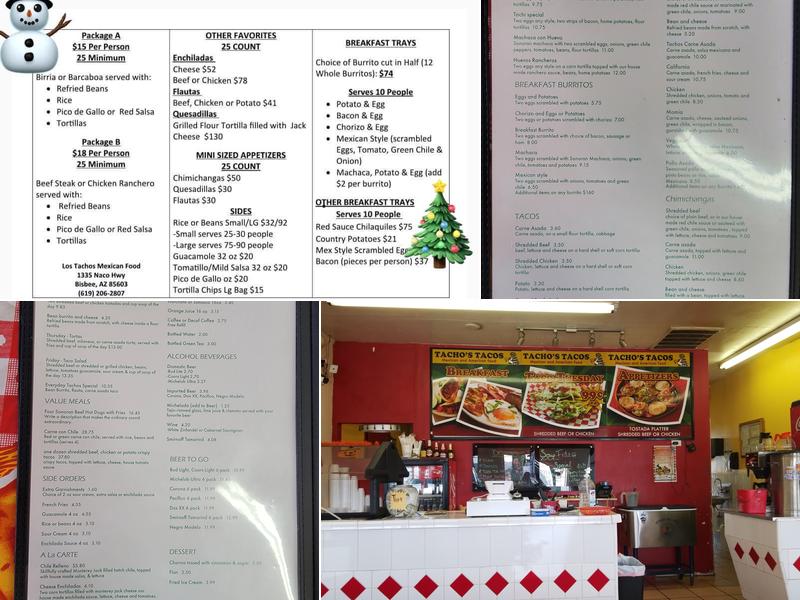 Los Tachos Restaurant Menu