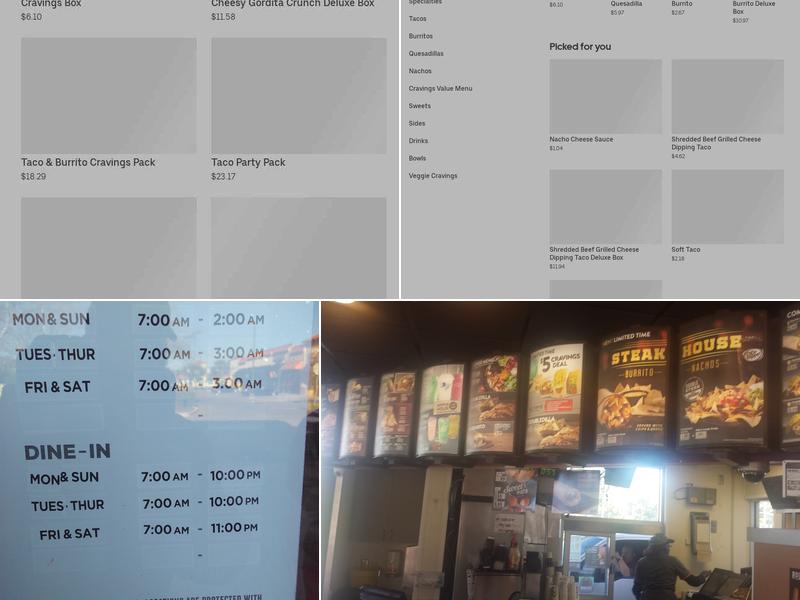 Taco Bell Menu