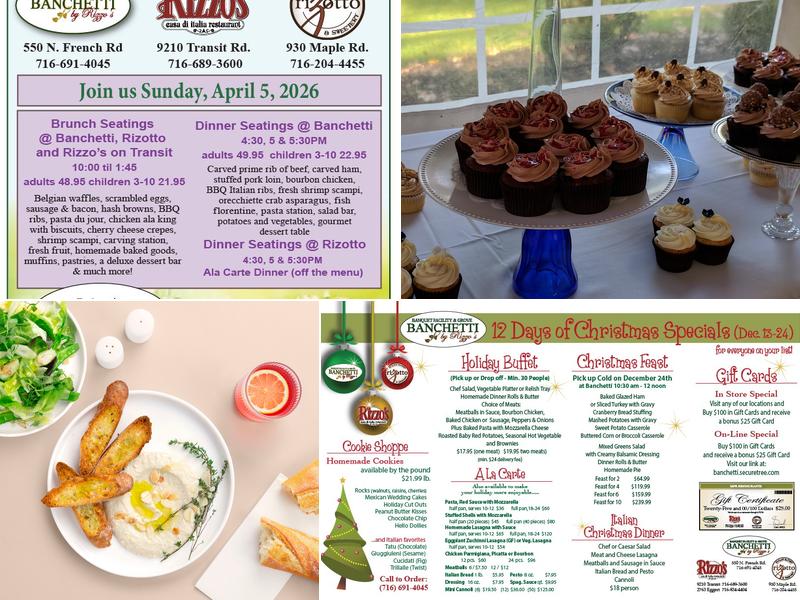Banchetti By Rizzo's Menu