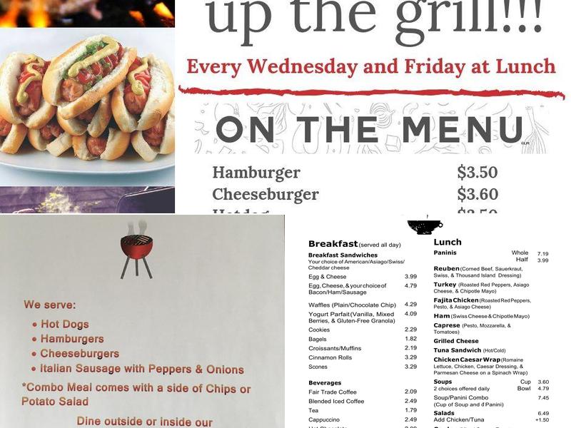 St. Gregory the Great Cafe Menu