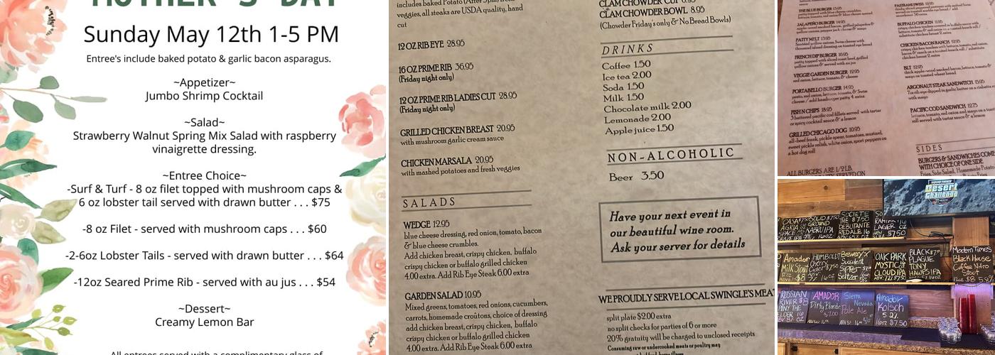 Brickhouse Brews Menu