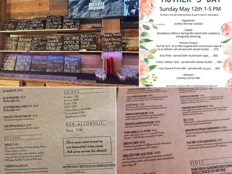 Brickhouse Brews Menu