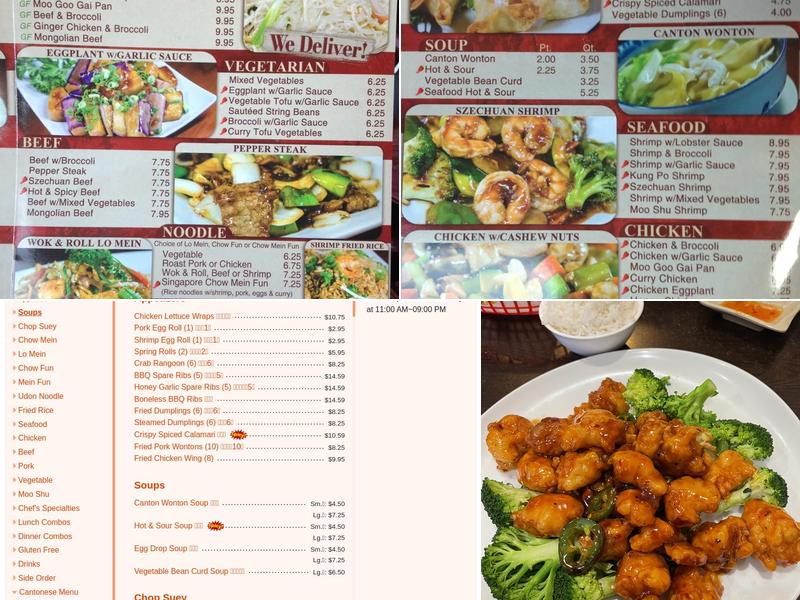 Wok & Roll Menu