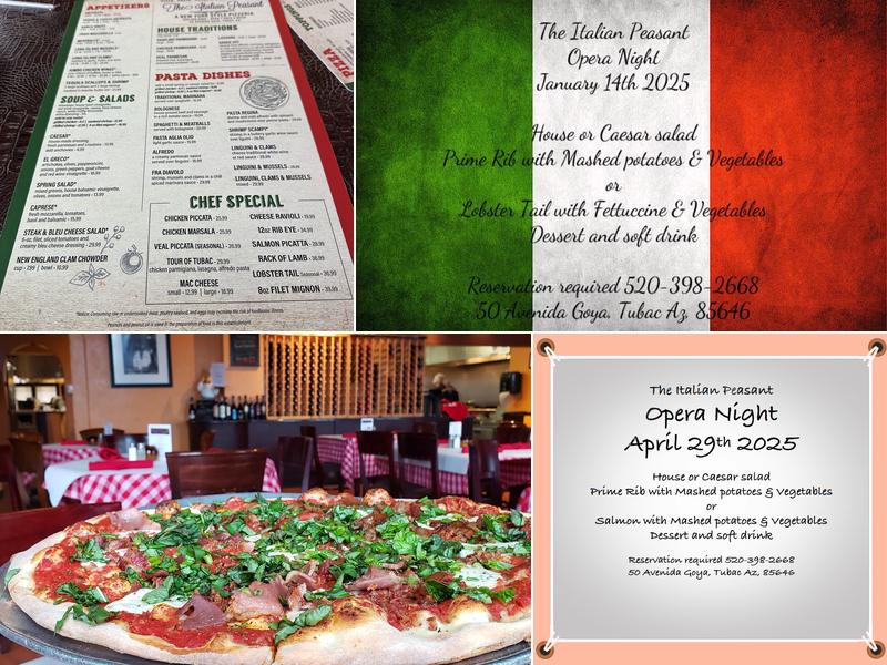 The Italian Peasant Menu