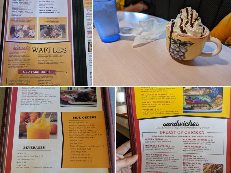 Jackson’s Waffle Shop Menu