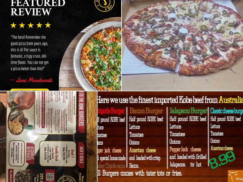 Jack's Pizza & Bar Menu
