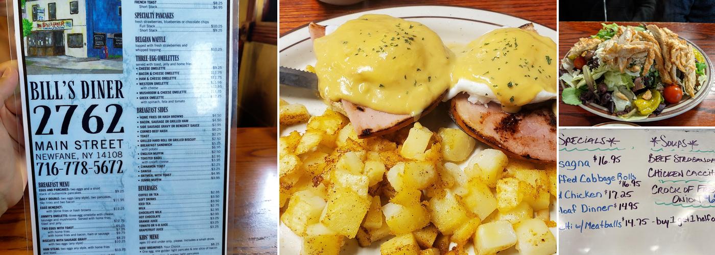 Bill's Diner Menu