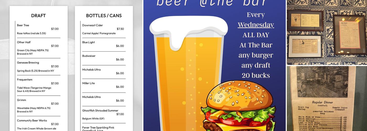 Eagle House Restaurant Menu