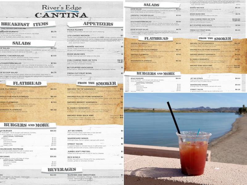 River's Edge Cantina Menu