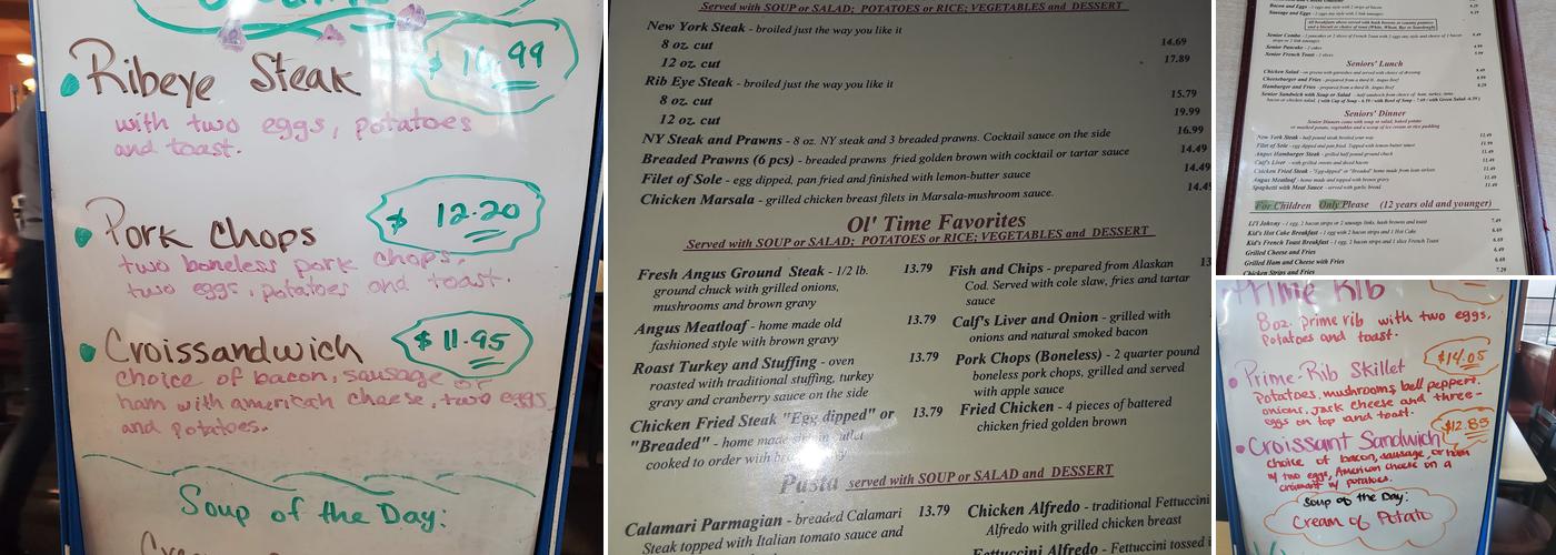 Johnny's Menu