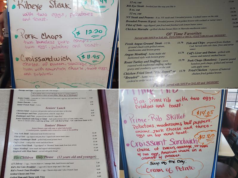 Johnny's Menu