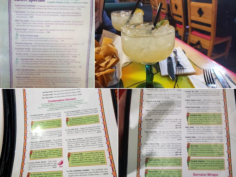 El Palacio Menu