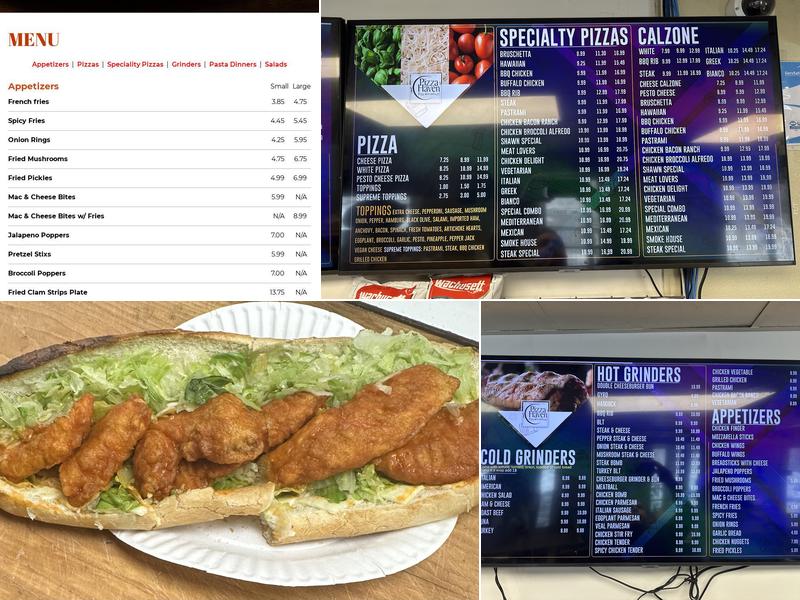 Pizza Haven Menu