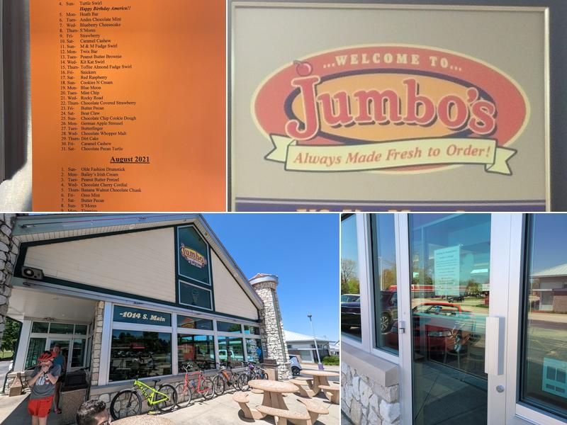 Jumbo's Frozen Custard 1014 S Main St, West Bend