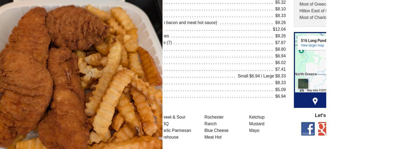 Pizzeria Americana Menu