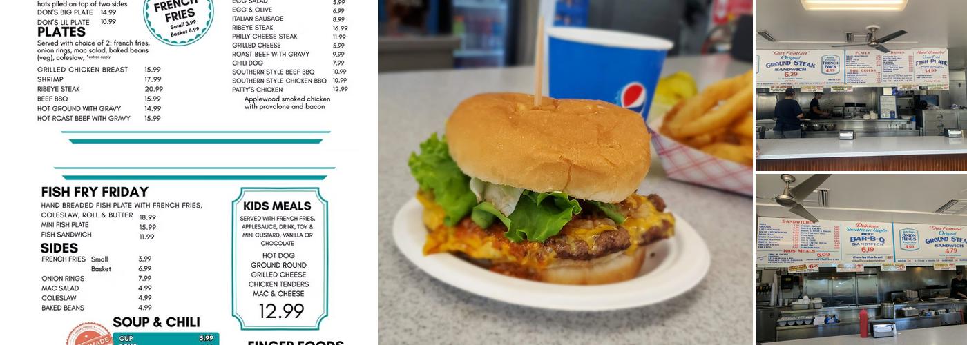 Don's Original Menu