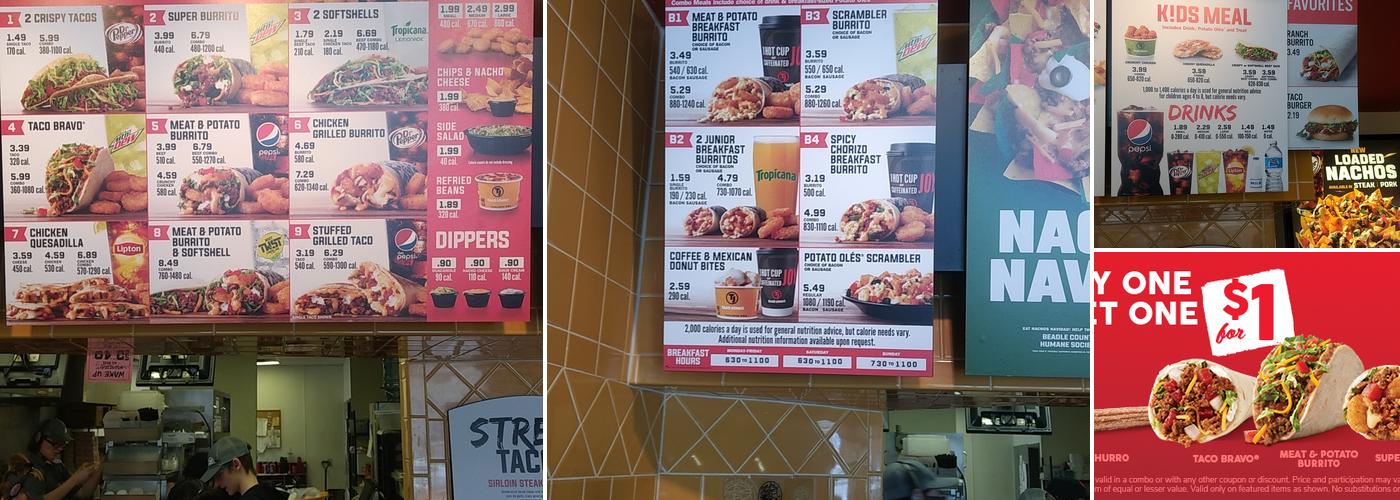 Taco John's Menu