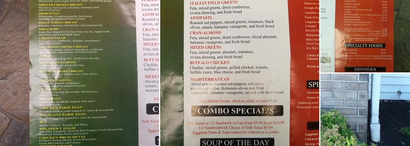 Oriens Café Menu