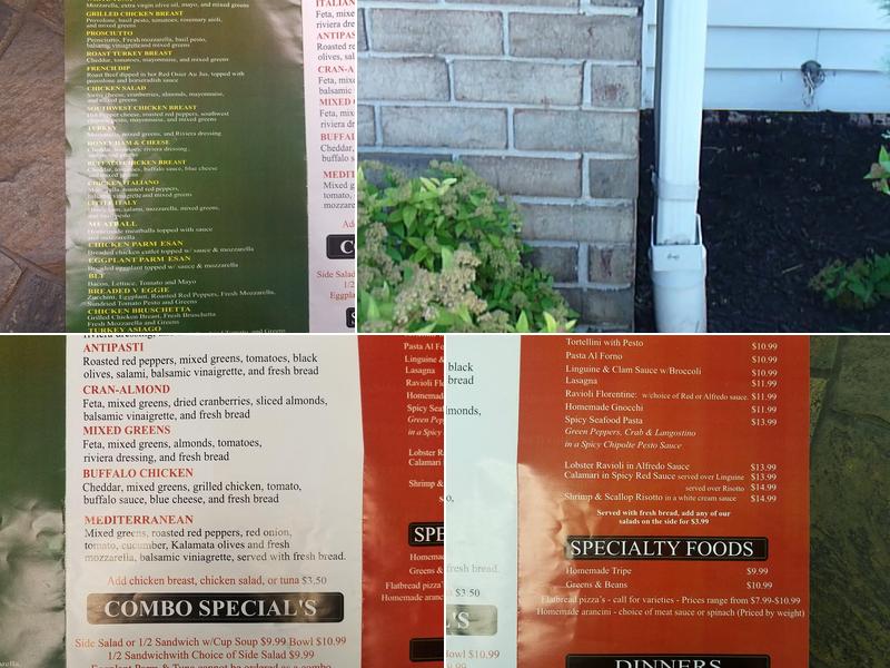 Oriens Café Menu