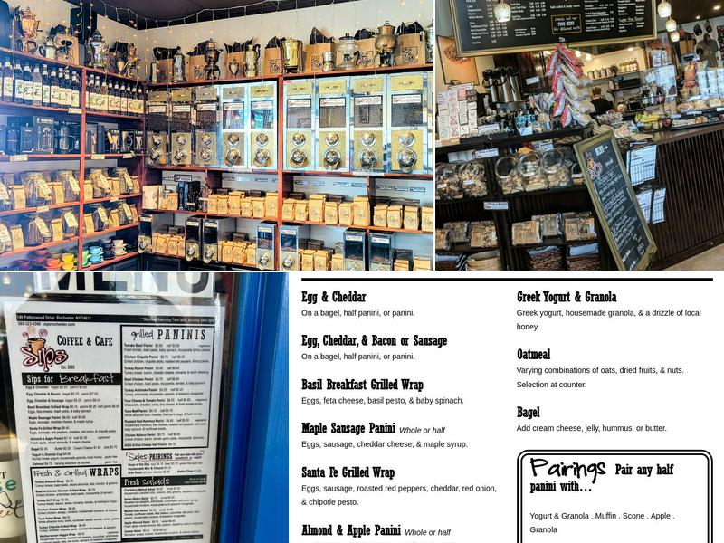 Sips Coffee & Cafe Menu