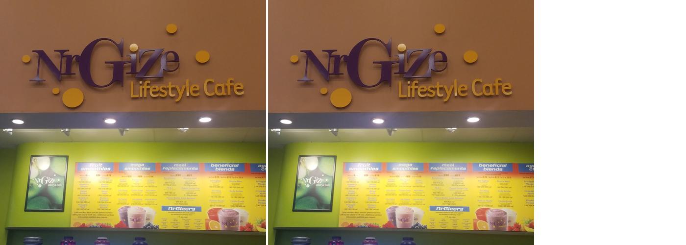 Nrgize Menu