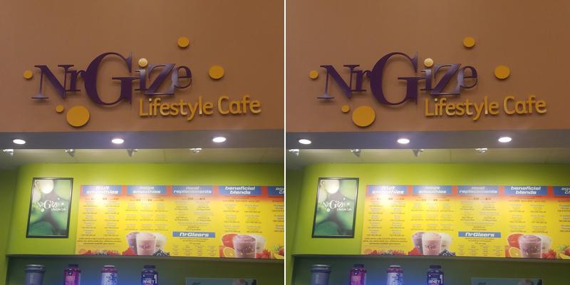 Nrgize Menu