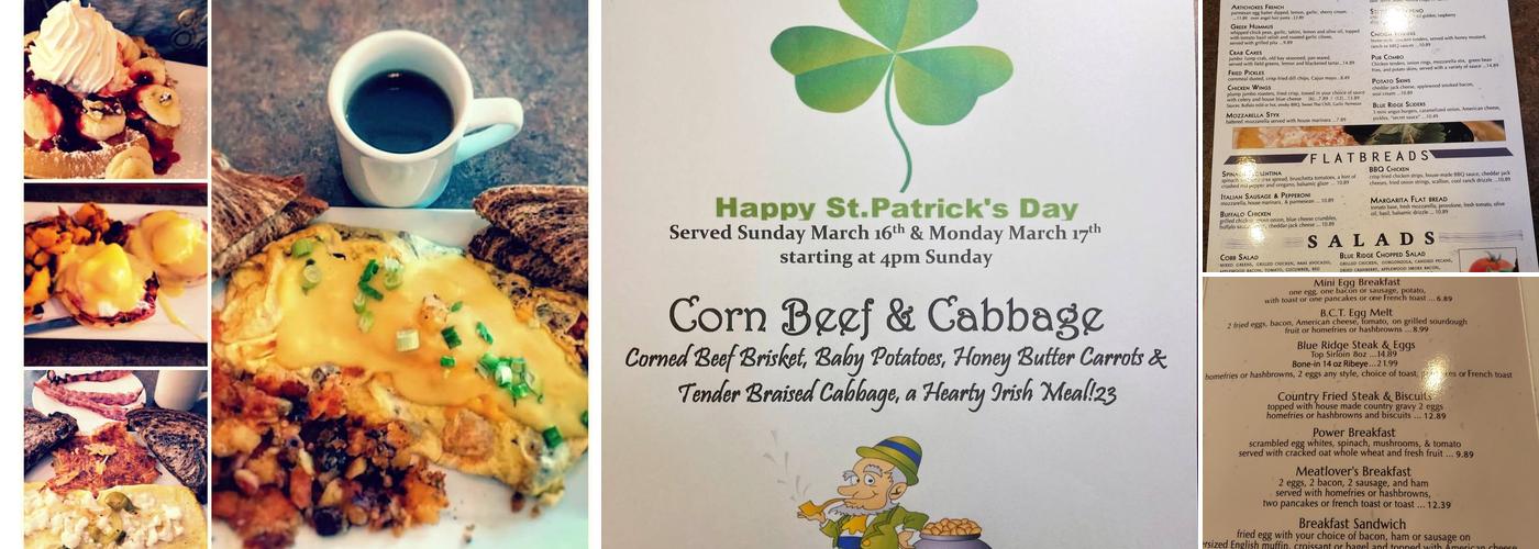 Blue Ridge Grill Menu