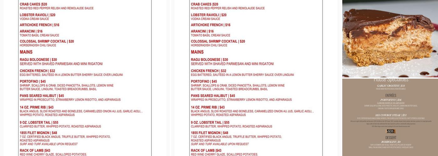 Lamplighter Restaurant Menu