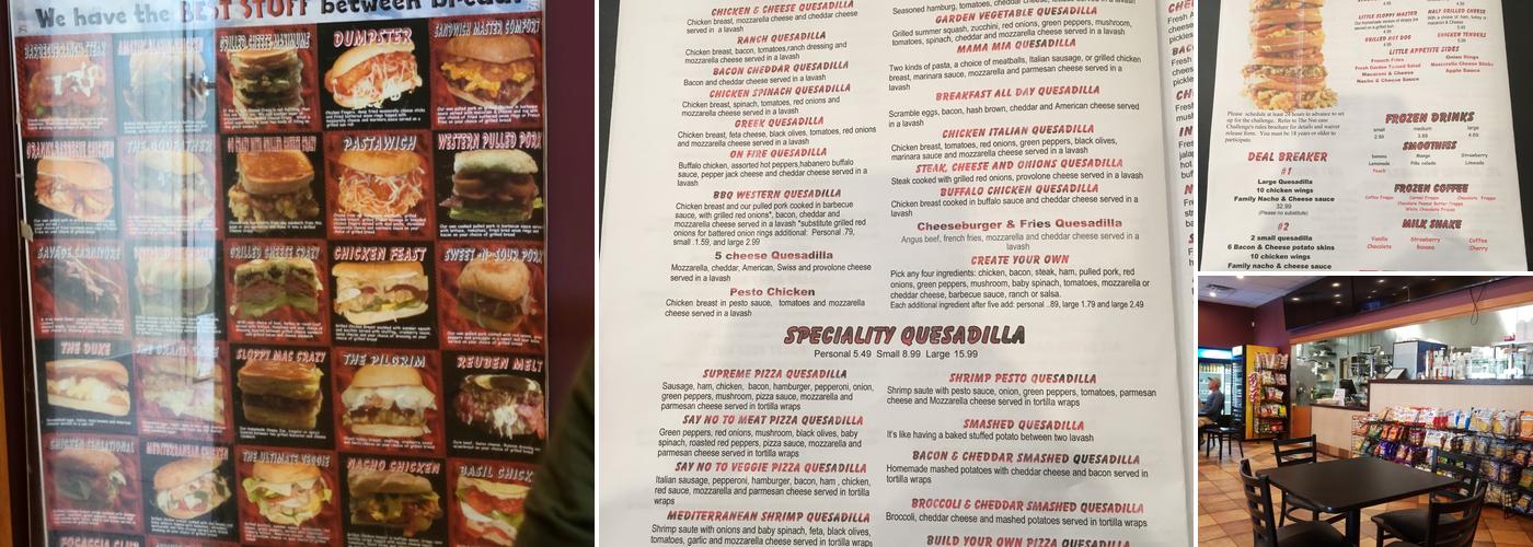 Sandwich Master Menu