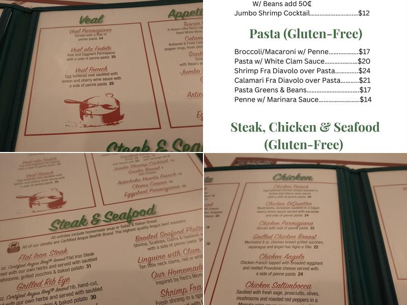 Brook House Menu