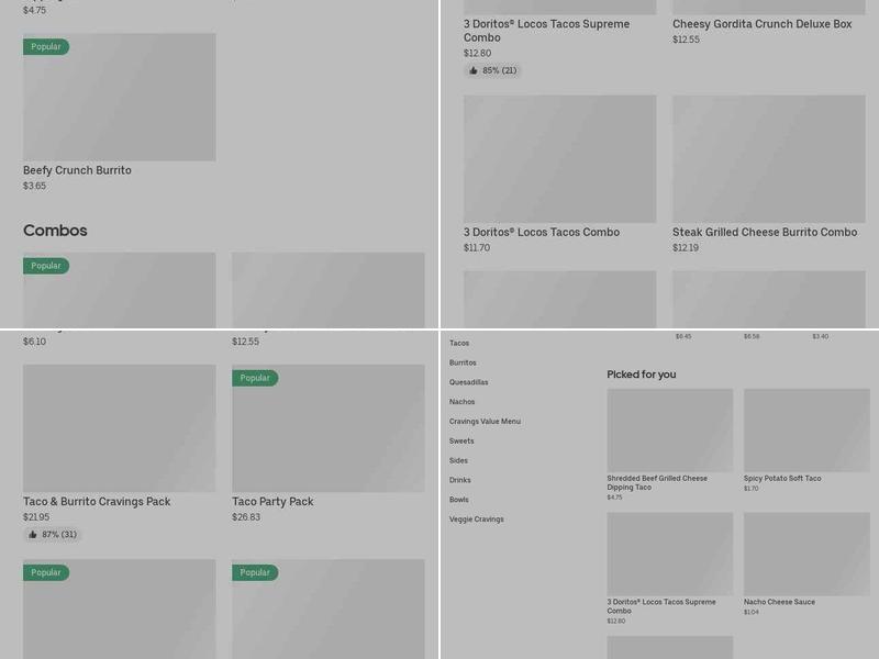 Taco Bell Menu