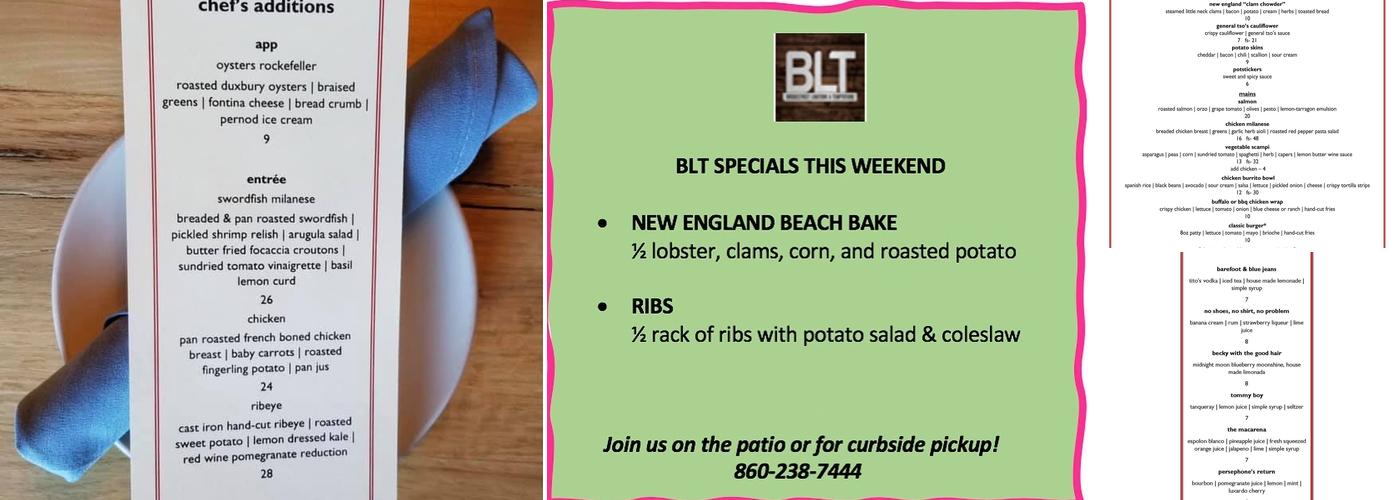 Bridgestreet Libations & Temptations Menu