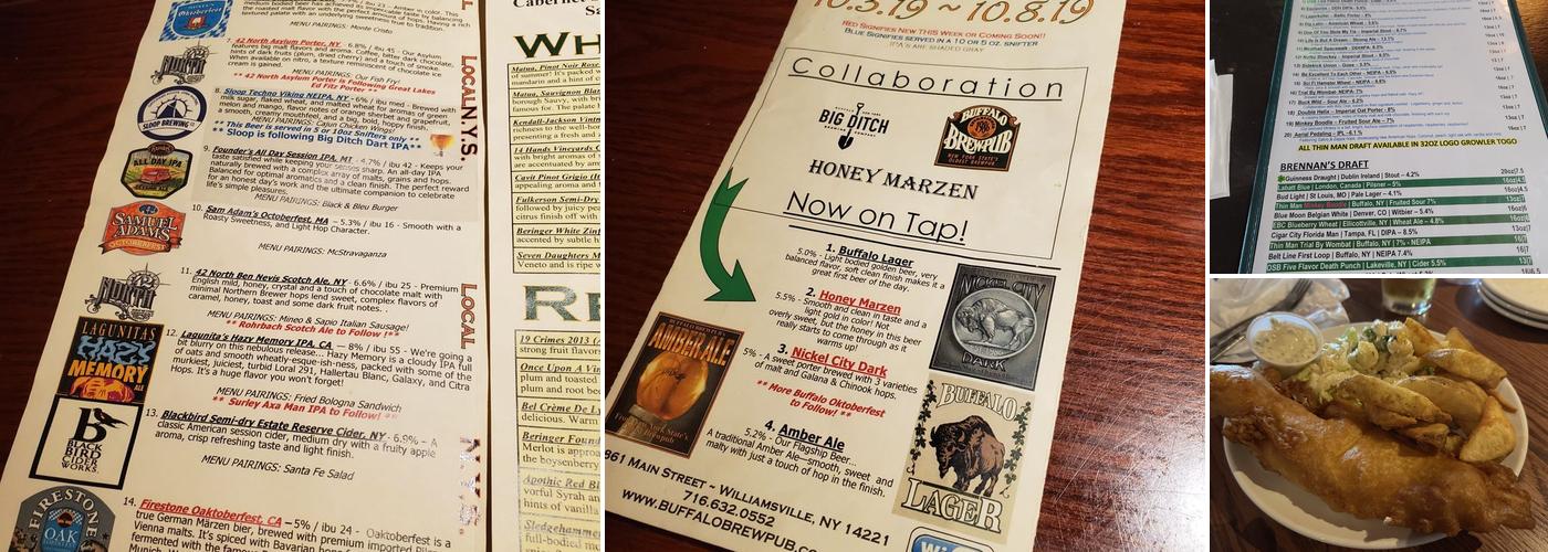 Buffalo Brewpub Menu