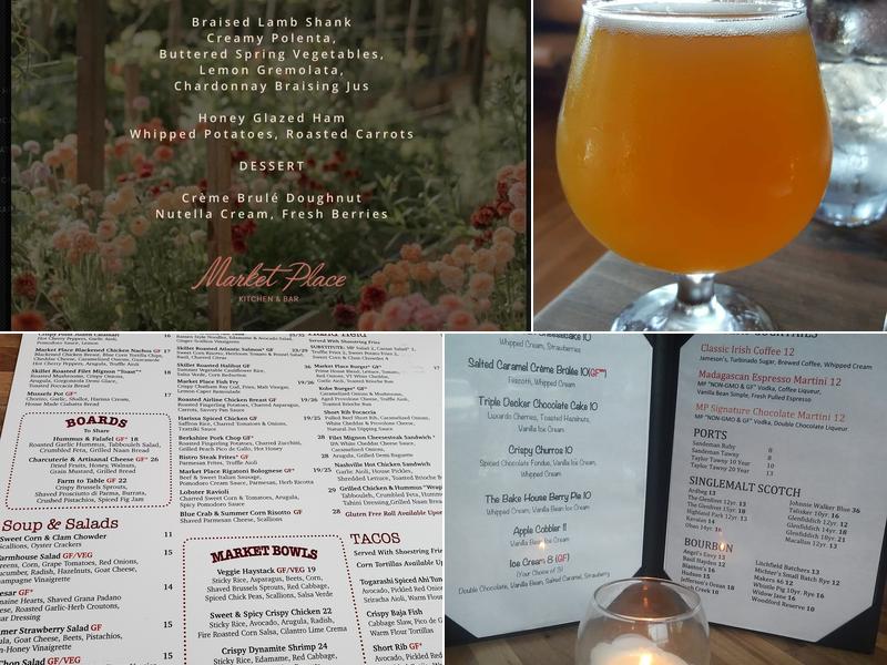 Market Place Kitchen and Bar - Avon Menu