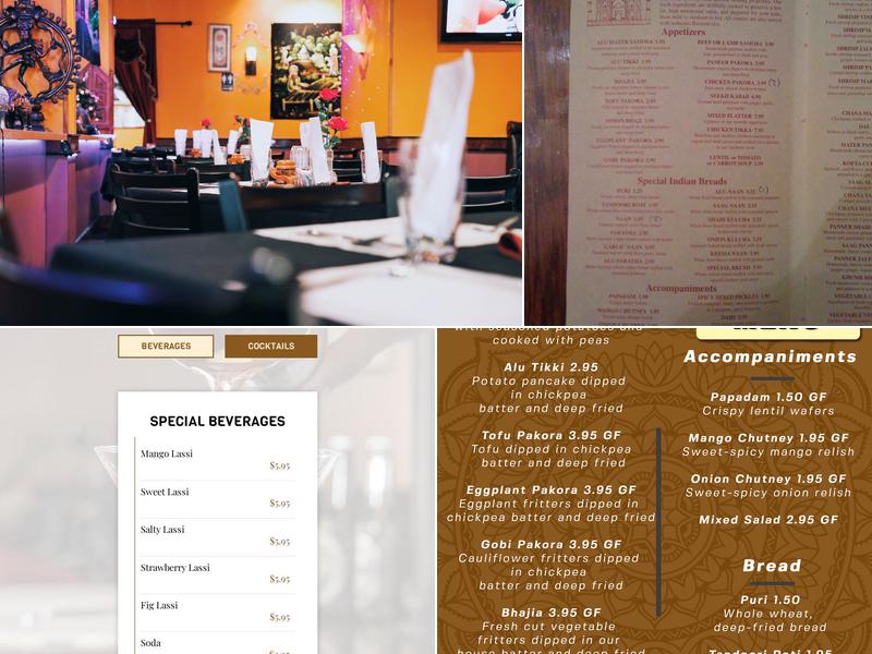 India Gate Restaurant Menu