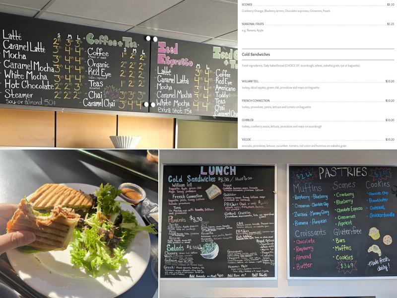 Ikes Coffee and Tea Menu