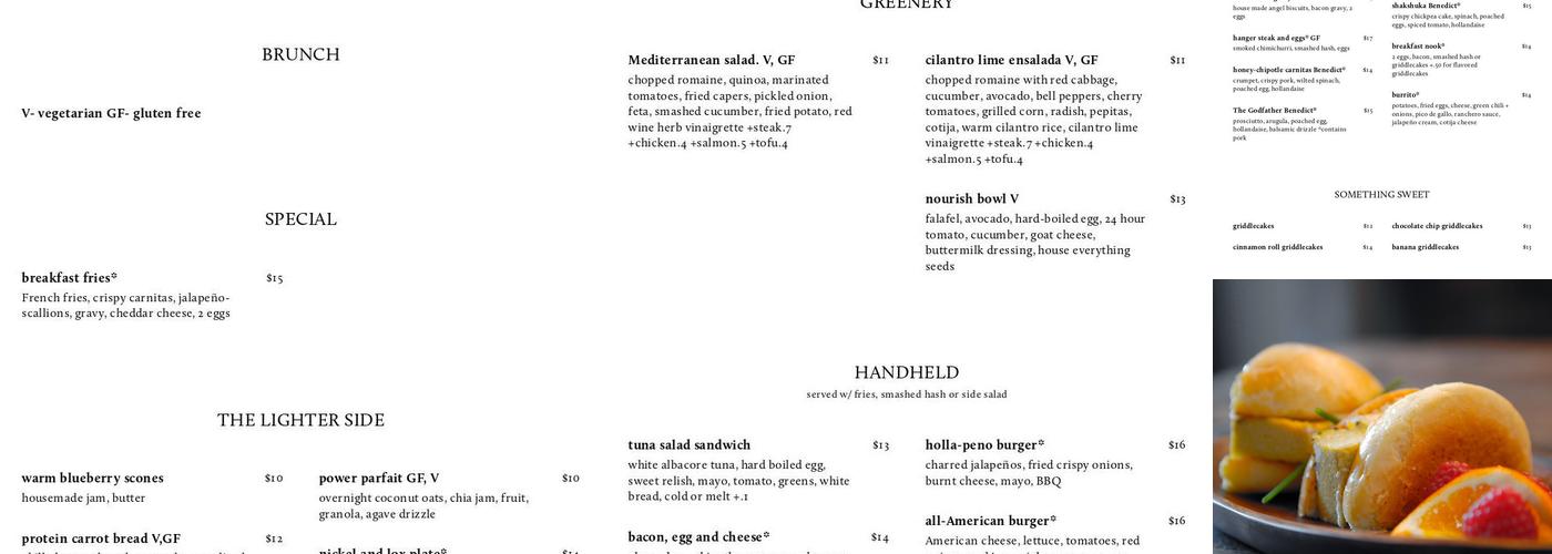 Nook Menu