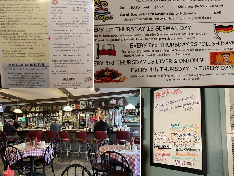 Marie's Family Diner Menu