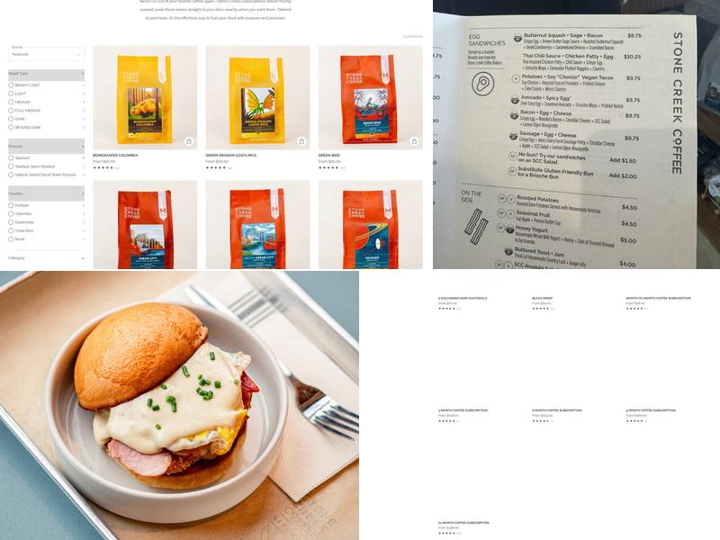 Stone Creek Coffee - Whitefish Bay Cafe & Kitchen Menu