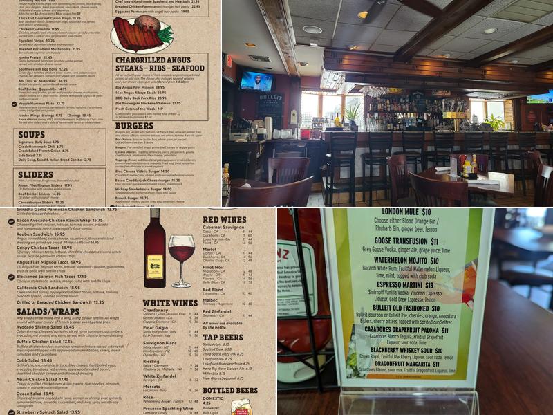 Crave Bar and Food Menu