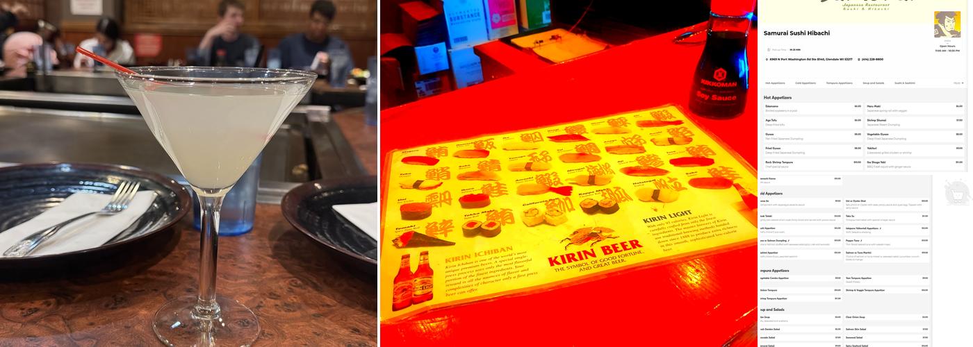 Samurai Menu