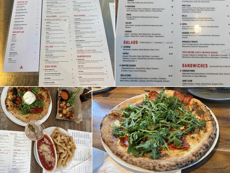 Oakfire Menu
