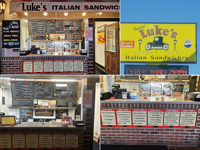 Luke's Market St Italian Sandwiches Menu