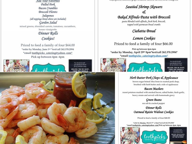 Toothpicks Catering Menu