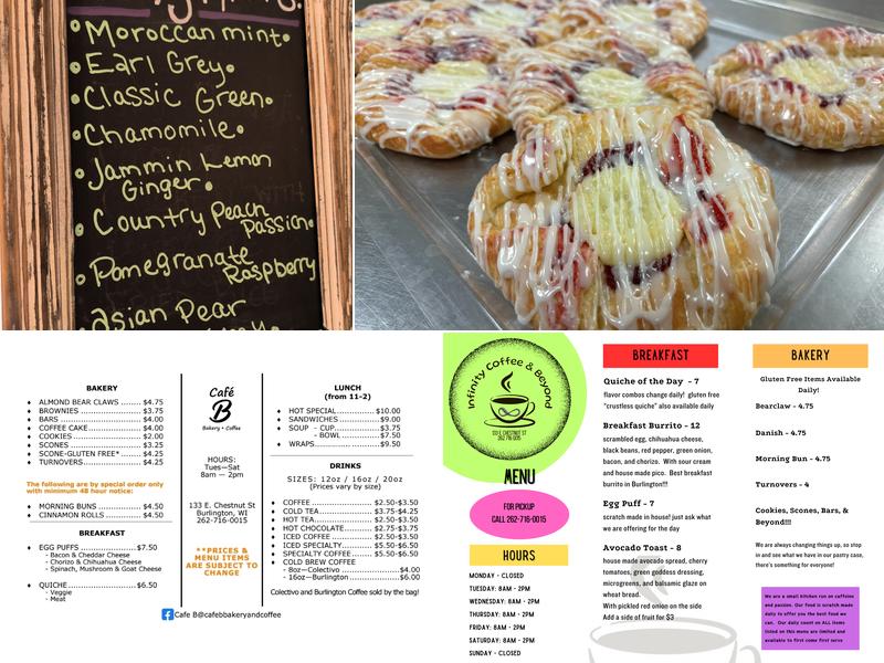 Infinity Coffee & Beyond Menu