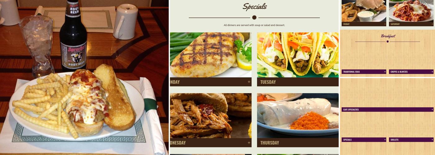 Pine Street Cafe Menu