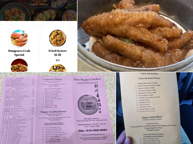 Happy Garden Sacramento Menu
