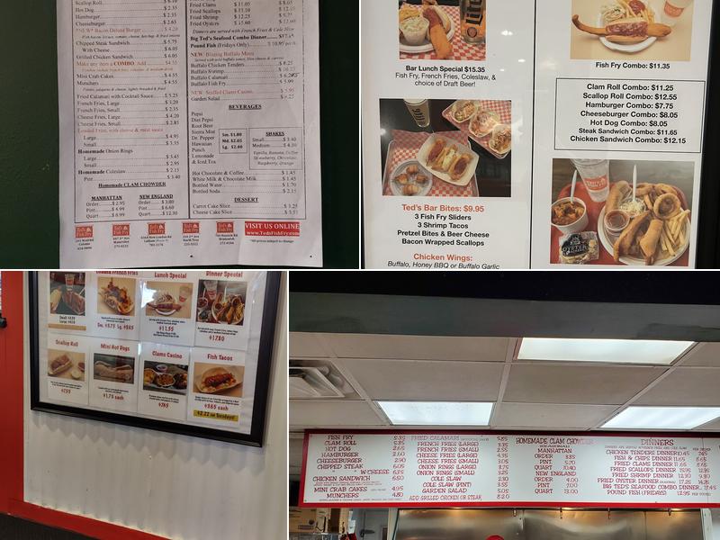 Ted's Fish Fry Menu