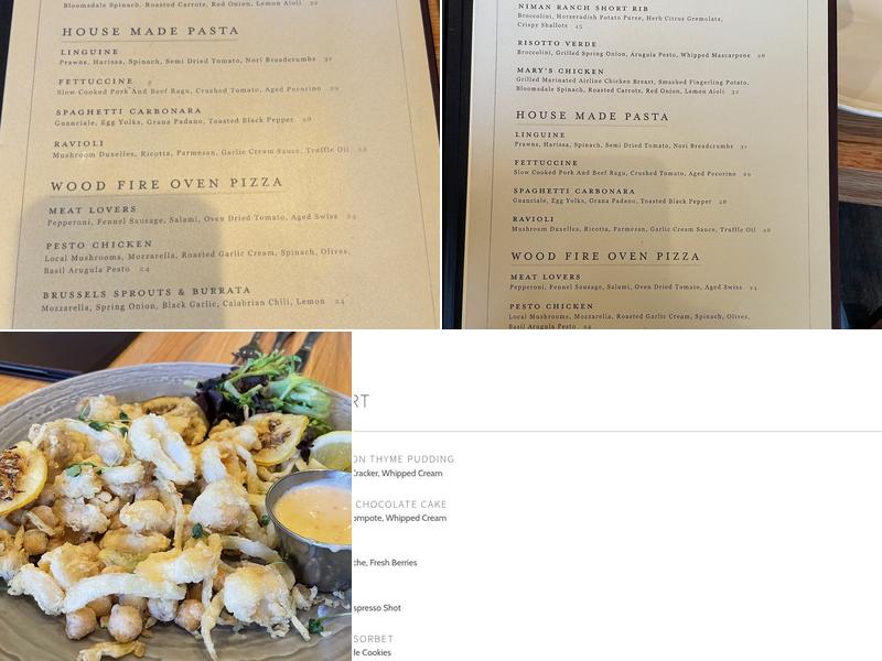 Zinfandel Grille Menu